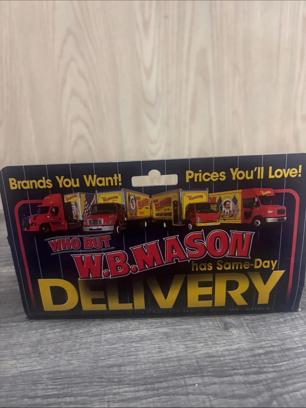 Yankees W.B. Mason truck